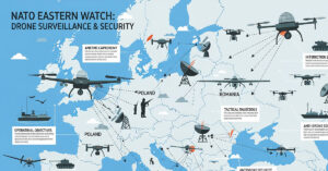 A graphic representation of NATO's Eastern Watch operation.