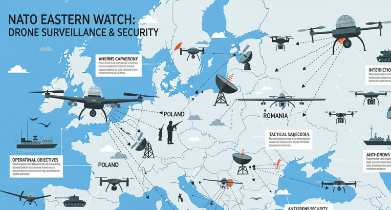 A graphic representation of NATO's Eastern Watch operation.