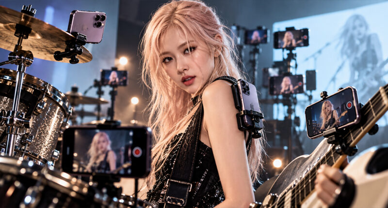 iPhone 18 Pro used to film ROSÉ new trick music video