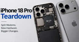 iPhone 18 Pro Teardown Reveals Split Modems and New Hardware
