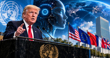 Trump Calls AI Super Intelligence as US Rejects Global Rules