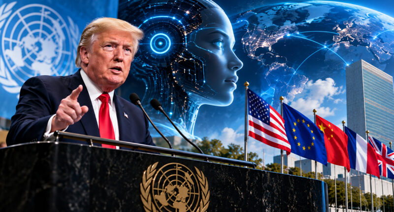 Trump Calls AI Super Intelligence as US Rejects Global Rules