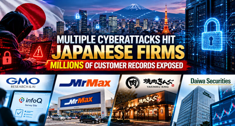 Japan Cyberattacks Expose Millions of Customer Records